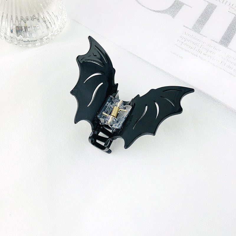 Wholesale Acetate Halloween Bat Hair Clips